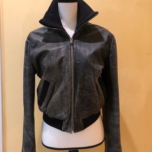 Katharine Hammett London vintage leather jacket